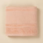 Linoa 450 Hudoo towel in Blush Pink, studio product shot