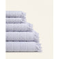 Linoa Sakeena 450 GSM travel cotton towel, folded stack