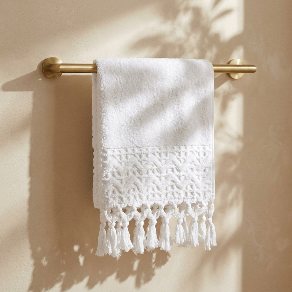 Linoa Everyday Makhmal — White, draped