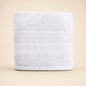 Linoa 550 Naeem in white 100% cotton towel, studio product shot