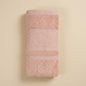 Linoa 650 Fakhm Luxe in blush pink 100% cotton towel, studio product shot