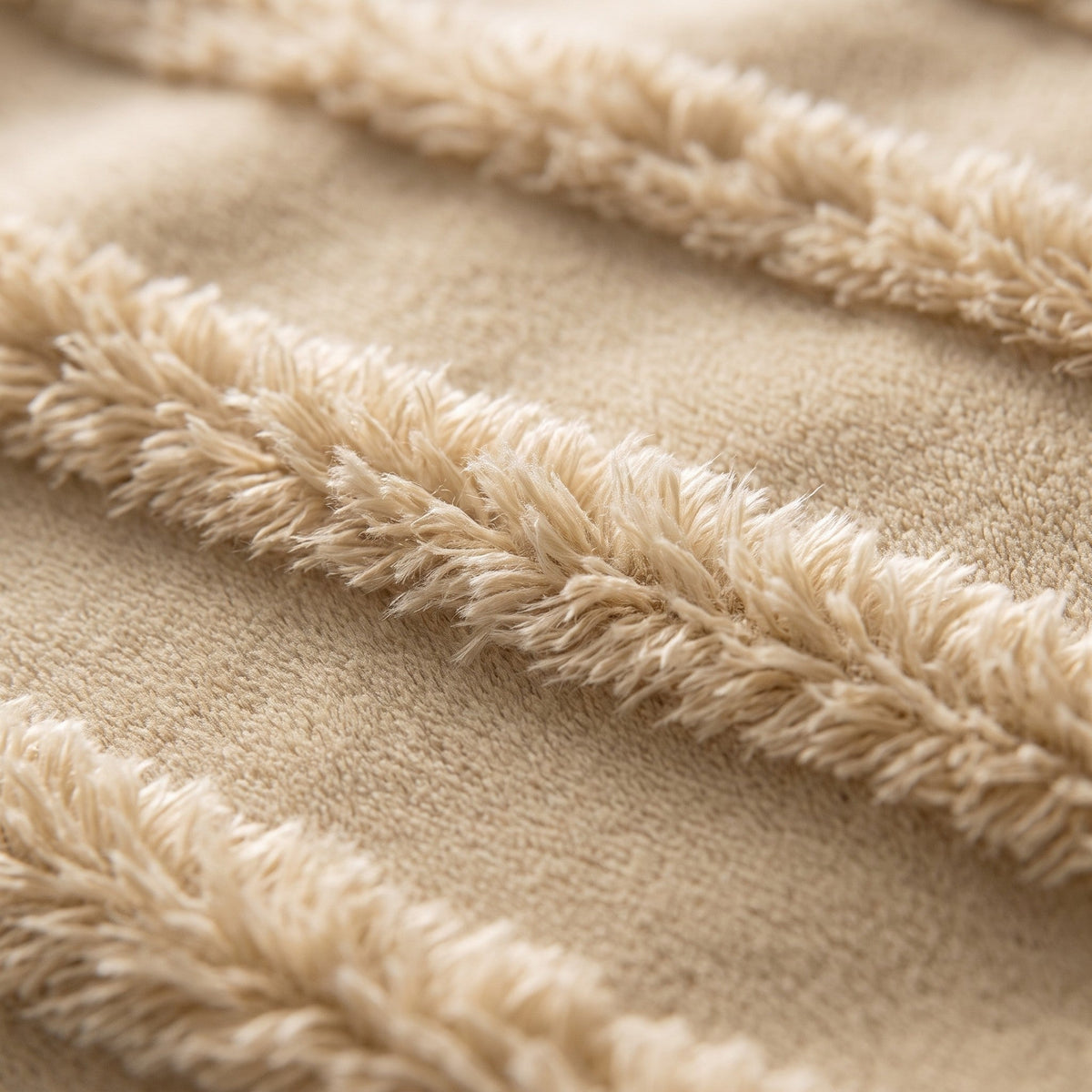 Linoa Naem+ Spa sand towel macro, tufted stripe weave