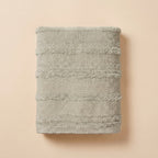 Linoa 650 Naem+ Spa in sage green 100% cotton towel, studio product shot