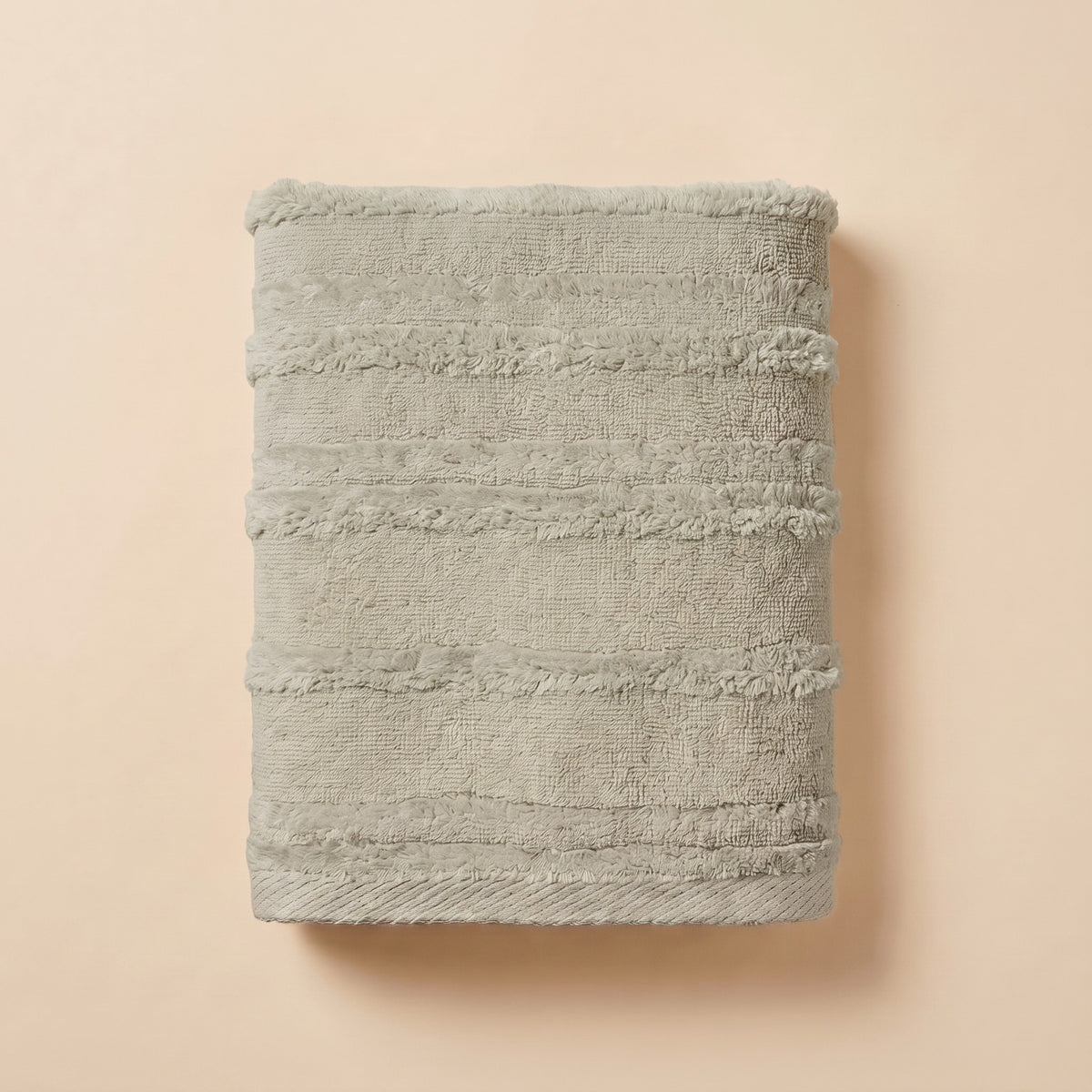 Linoa 650 Naem+ Spa in sage green 100% cotton towel, studio product shot