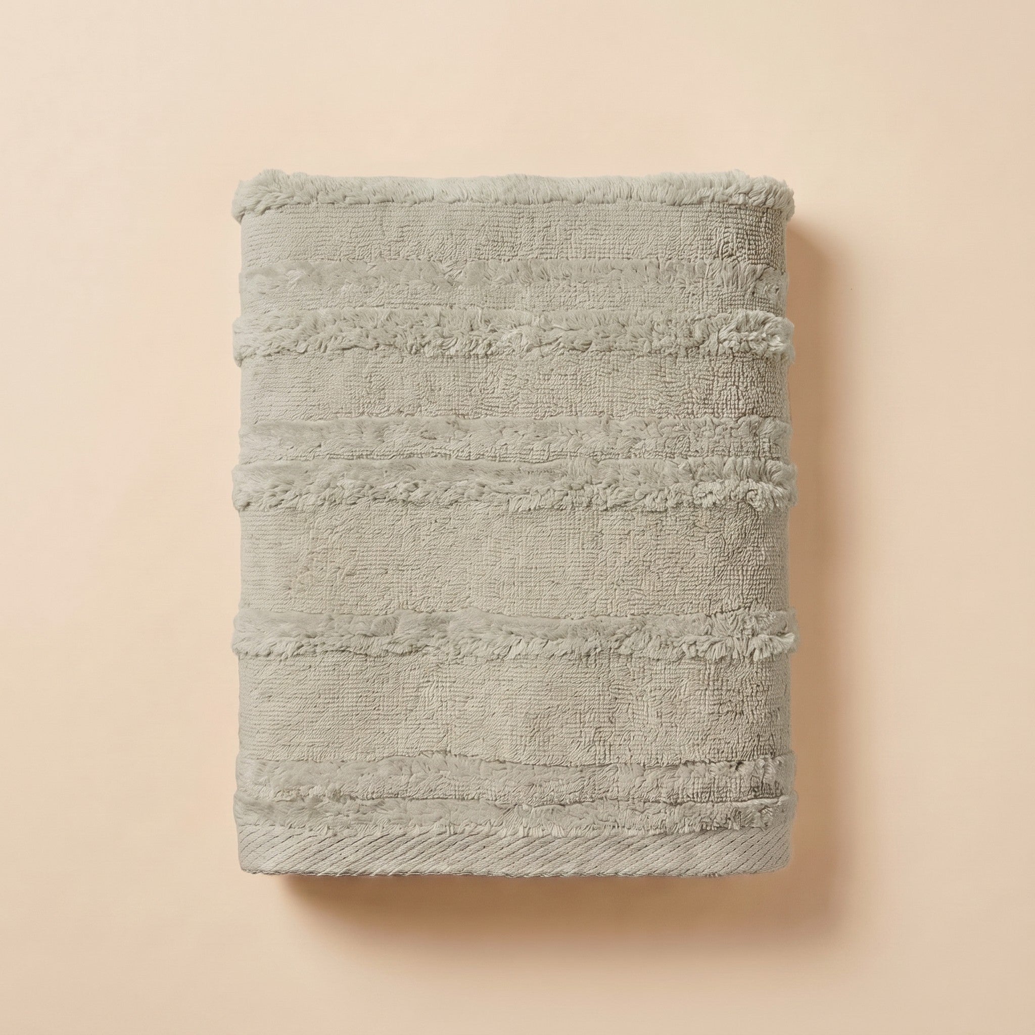 Linoa 650 Naem+ Spa in sage green 100% cotton towel, studio product shot