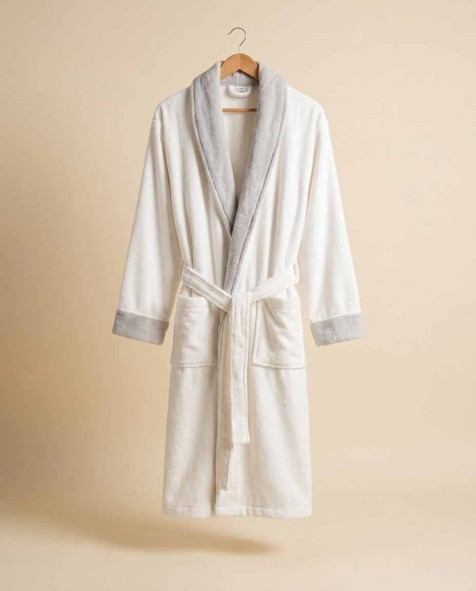 Linoa Robe Lusan — White