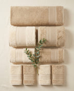 Linoa Family Naeem Off-white & Coffee — flat-lay