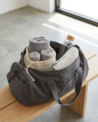 Linoa Gym Raha towel set — Grey — gym bag