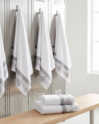 Linoa Gym Raha towel set — White — locker hook