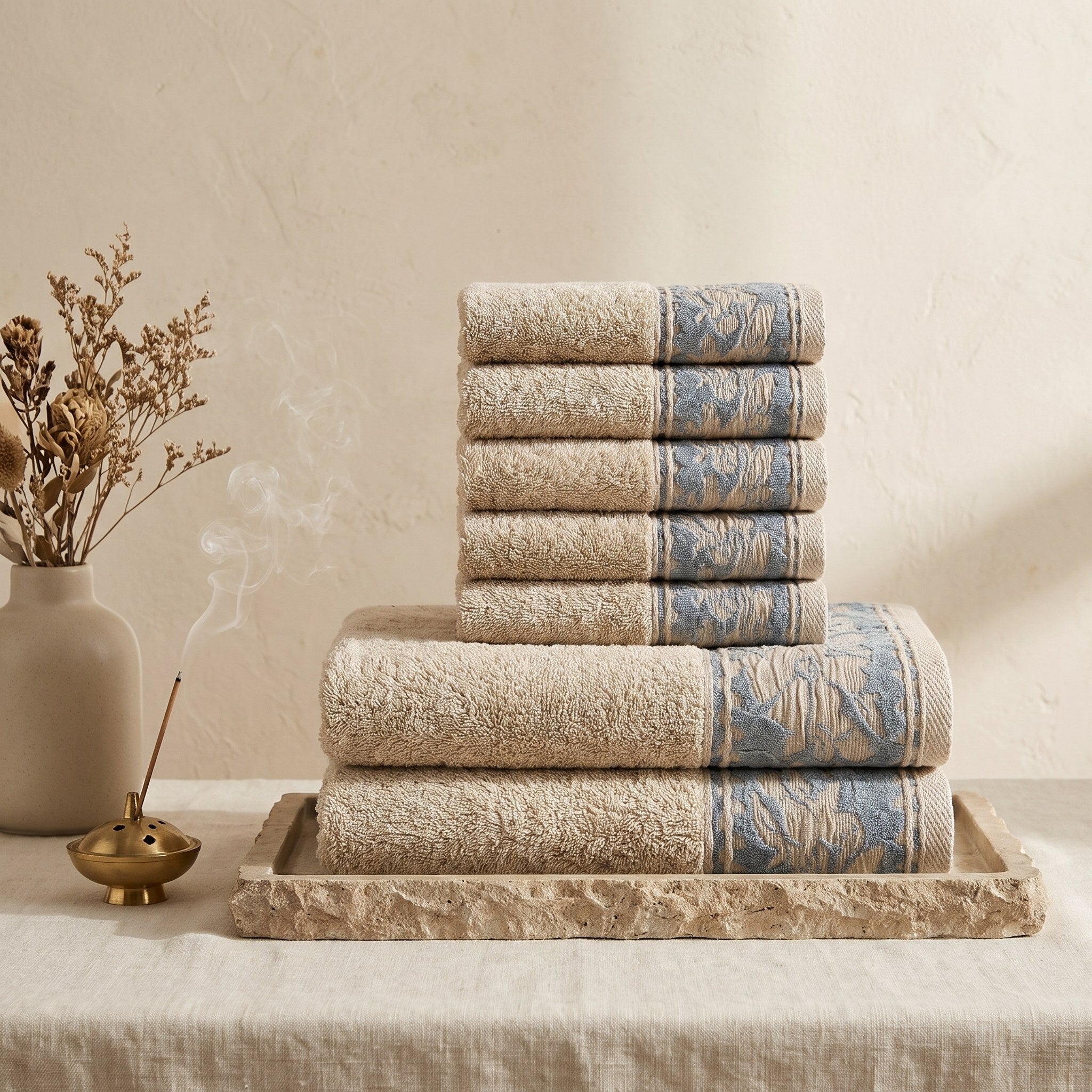 Linoa Majlis Sahb 650 GSM set — Coffee