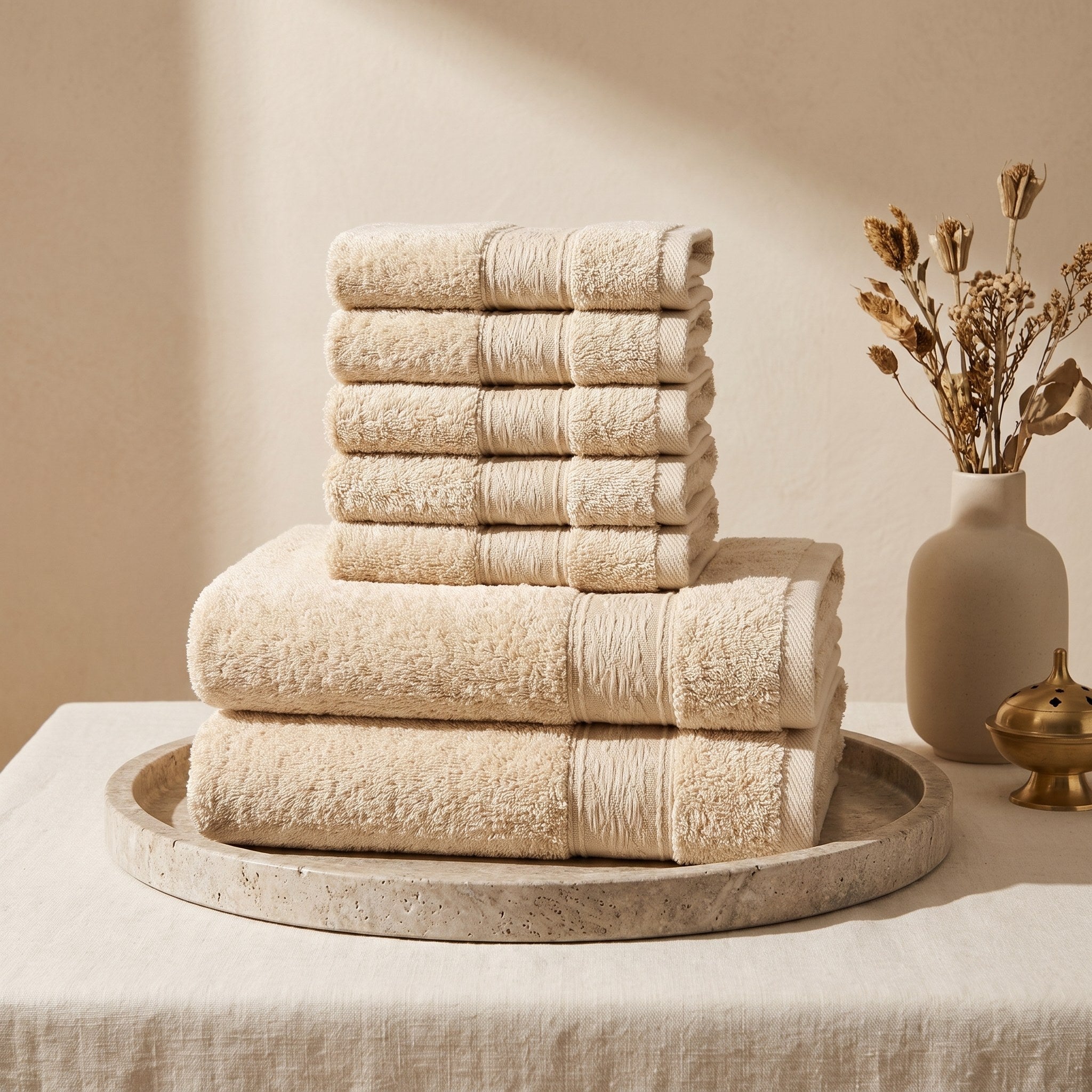 Linoa Majlis Sahb 650 GSM set — Off-white