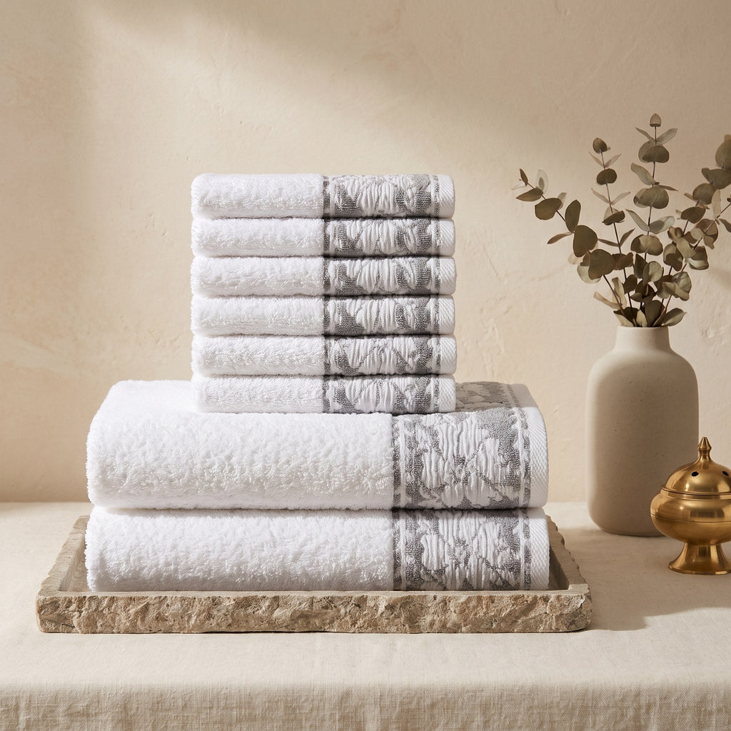 Linoa Majlis Sahb 650 GSM set — White