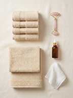 Linoa Spa Ritual — vanity scene (Cream), 2 hand + 4 face