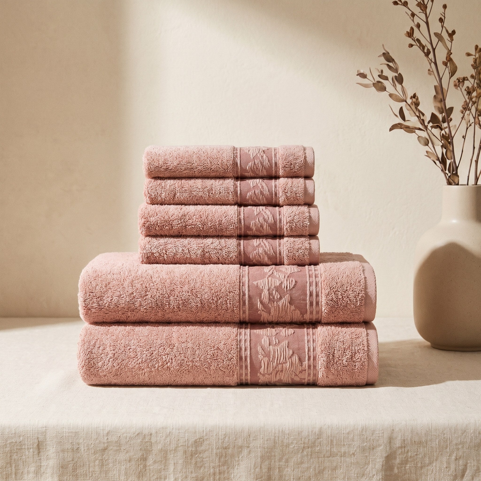 Linoa Spa Ritual Sahb 650 GSM set — Pink