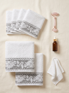 Linoa Spa Ritual — vanity scene (White), 2 hand + 4 face