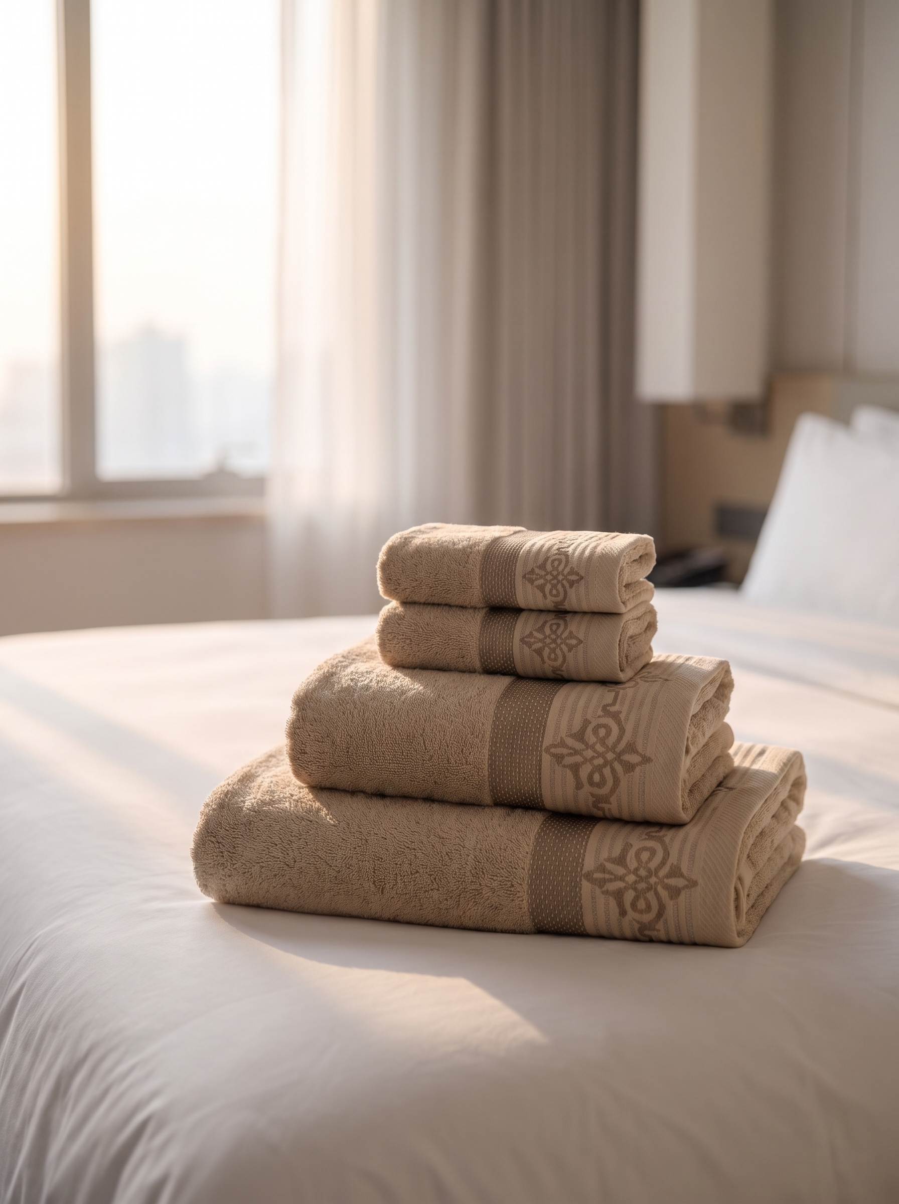 Linoa Travel Raha — Sand, hotel bed