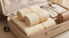 Linoa Travel Raha towel set — Off-white — luggage