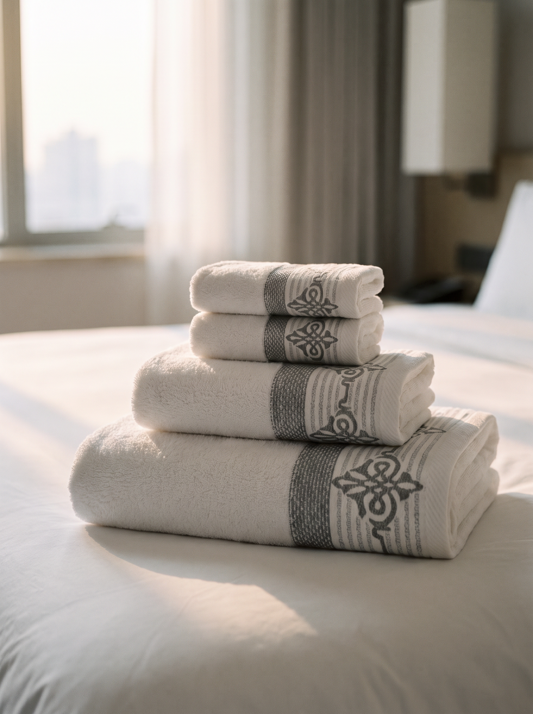 Linoa Travel Raha — White, hotel bed