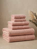 Linoa Signature Set · Naem+ 650 in Blush Pink, 6-piece folded stack
